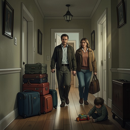 The Dismissal That Reorders the Family from "Asylum". This flow traces the institutional consequences of Stella’s affair for Max and the family’s move to Wales.