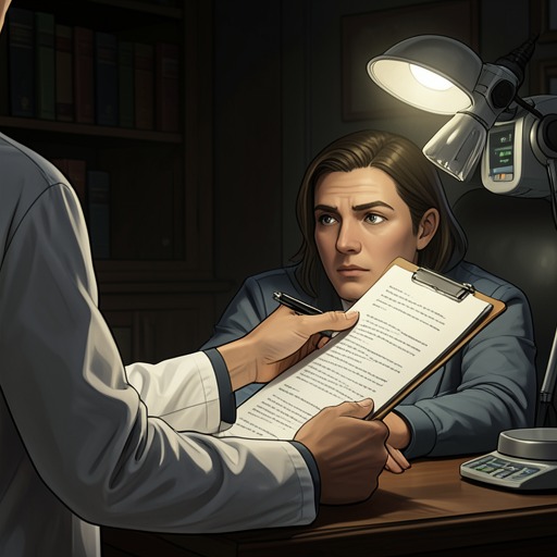 Separating Illness from the Person from "Asylum". This flow traces Stella’s attempt to distinguish Edgar from his psychosis and Peter’s competing clinical effort to define that distinction.