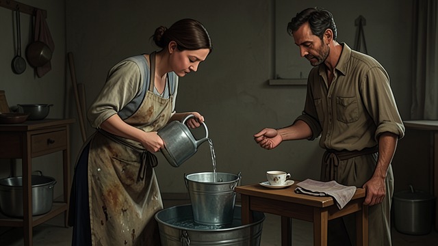 A Neighbor’s Water from "Small Things Like These". A Neighbor’s Water Help without patronage A neighbor gives Bill Furlong water and offers him tea without invoking status or expecting institutional loyalty.