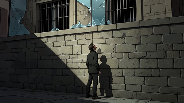Walls and Grilles from "Small Things Like These". Walls and Grilles A closer inspection Bill Furlong walks around the convent and sees high walls topped with broken glass and barred, darkened windows.