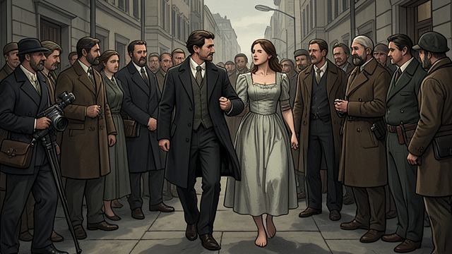 A Street Full of Eyes from "Small Things Like These". A Street Full of Eyes Neighbors observe As Bill Furlong walks with Sarah, familiar people see her bare feet and identify her as a girl from the laundry.