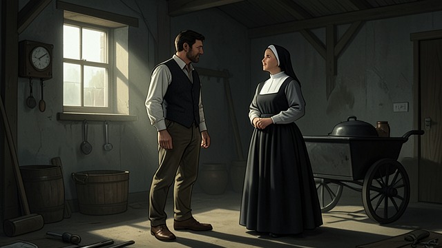 The Work Interrupted from "Small Things Like These". The Work Interrupted A delivery becomes a crisis Bill Furlong goes to the convent with coal, expecting a routine exchange, and discovers Sarah Redmond in the…