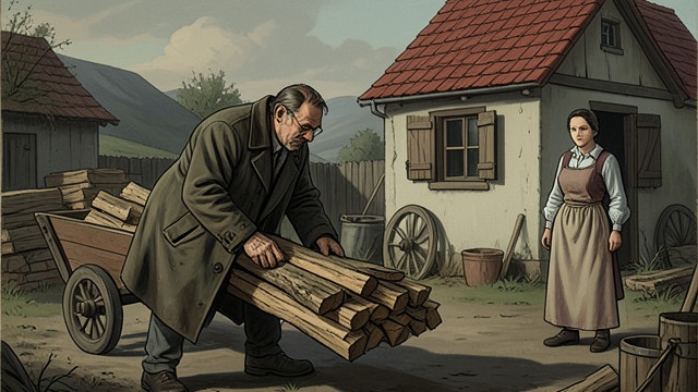 The Business Connection from "Small Things Like These". The Business Connection A familiar customer Bill Furlong delivers coal and logs to the convent as part of his regular trade.
