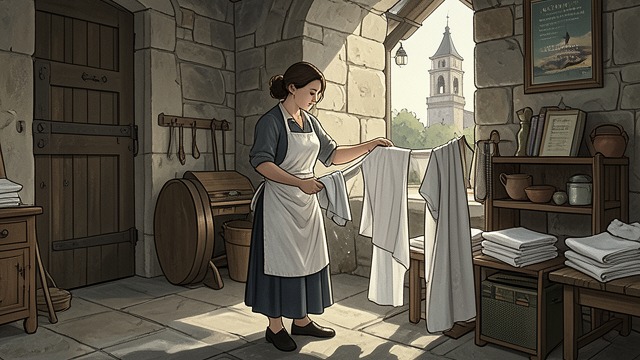 A Polished Reputation from "Small Things Like These". A Polished Reputation Trusted laundry work Good Shepherd Convent serves local institutions and households, returning linen in immaculate condition.