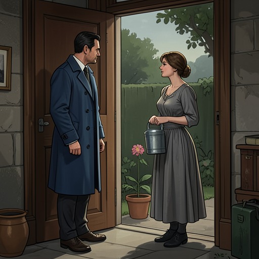 The Refugee at the Door from "Small Things Like These". Bill Furlong’s brief interaction with a neighbor offering water illuminates the simple generosity he later struggles to extend to Sarah Redmond.