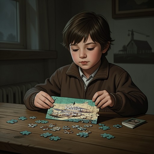 The Missing Farm Jigsaw from "Small Things Like These". The childhood farm jigsaw puzzle becomes a recurring measure of unmet longing, memory, and the possibility of repairing a small old disappointment.