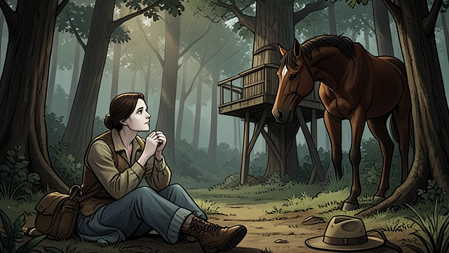 Luke’s Last Night from "Bones & All". Luke’s Last Night A Victim’s Future Imagined After feeding on Luke, Maren fixates on the forest ranger, horse, and tree house he would never have.