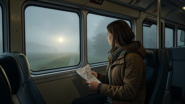 The Greyhound Journey from "Bones & All". The Greyhound Journey Traveling on a Small Budget Maren buys bus tickets with the money Janelle left and eats cheap food during the long ride.