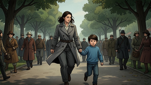 The Camp Evacuation from "Bones & All". The Camp Evacuation Authorities Close In The camp director announces Luke is missing, and rumors of murder circulate among the children.