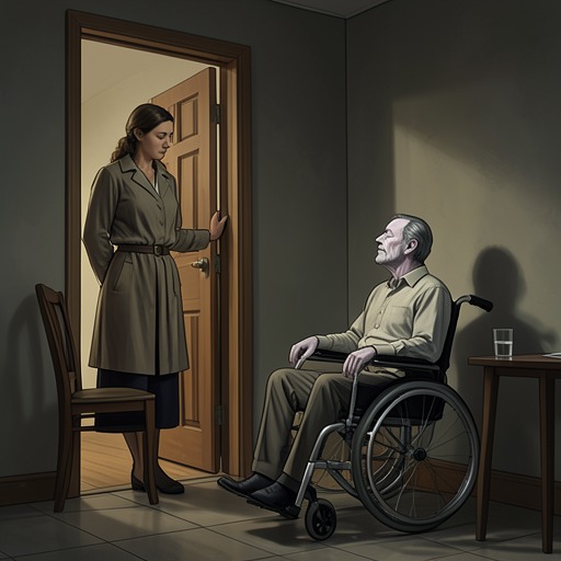 Maren and Her Father from "Bones & All". Maren’s imagined reunion with Frank gives way to the harder reality of a daughter meeting a father whose body and memory have been damaged by fear and time.
