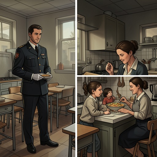 Scott Wallaker’s Path to Bridget from "Bridget Jones: Mad About the Boy". This thread traces Scott Wallaker’s change from an apparently stern school authority into a trusted partner who helps Bridget and her children feel safe.
