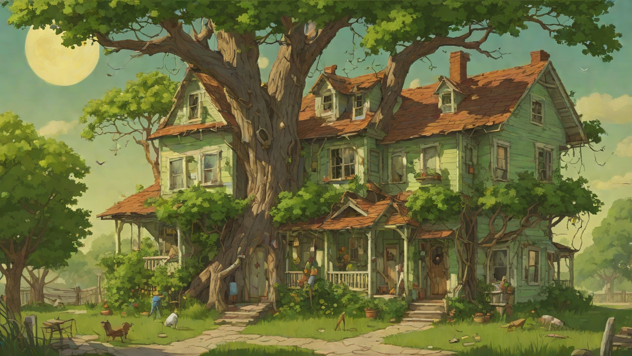 Rebuilding Together from "The Faraway Tree". Rebuilding Together Restored Rooms Silky helps Moon-Face put his damaged house in order.
