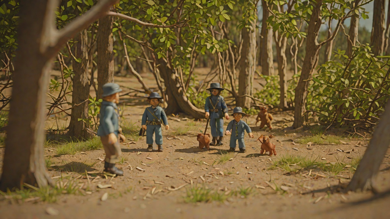 Toy Pursuit from "The Faraway Tree". Toy Pursuit Recognition A sentinel realizes that the third soldier is the prisoner. Toys, dolls, bears, and golliwogs join the chase.