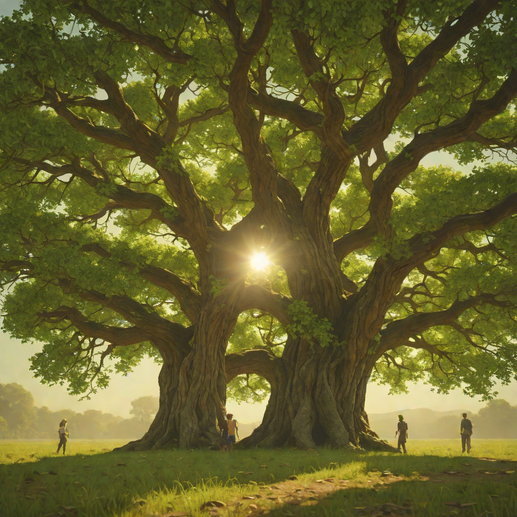 The Tree as a Living Community from "The Faraway Tree". This flow interprets The Faraway Tree as a social world whose spaces, inhabitants, and rules continually reshape one another.
