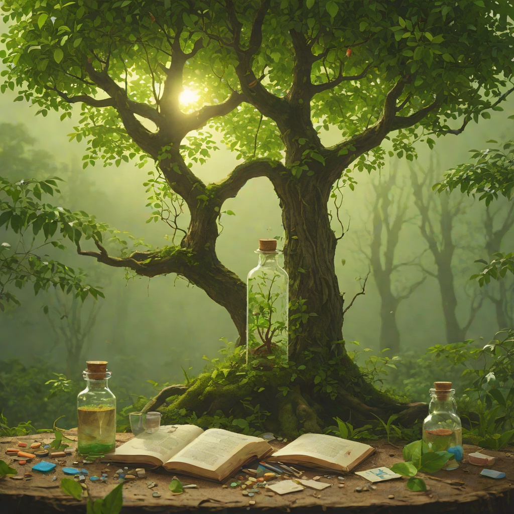 Magic Medicines and Human Care from "The Faraway Tree". This flow traces the movement from dangerous magical experimentation to medicine used for genuine healing.