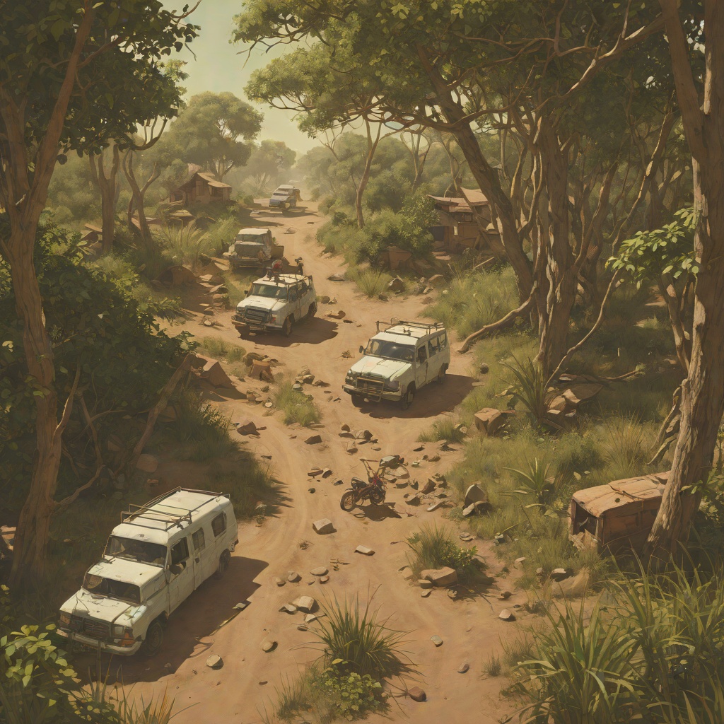 Escapes by Improvised Vehicles from "The Faraway Tree". This flow traces how ordinary objects become magical instruments when formal routes fail.