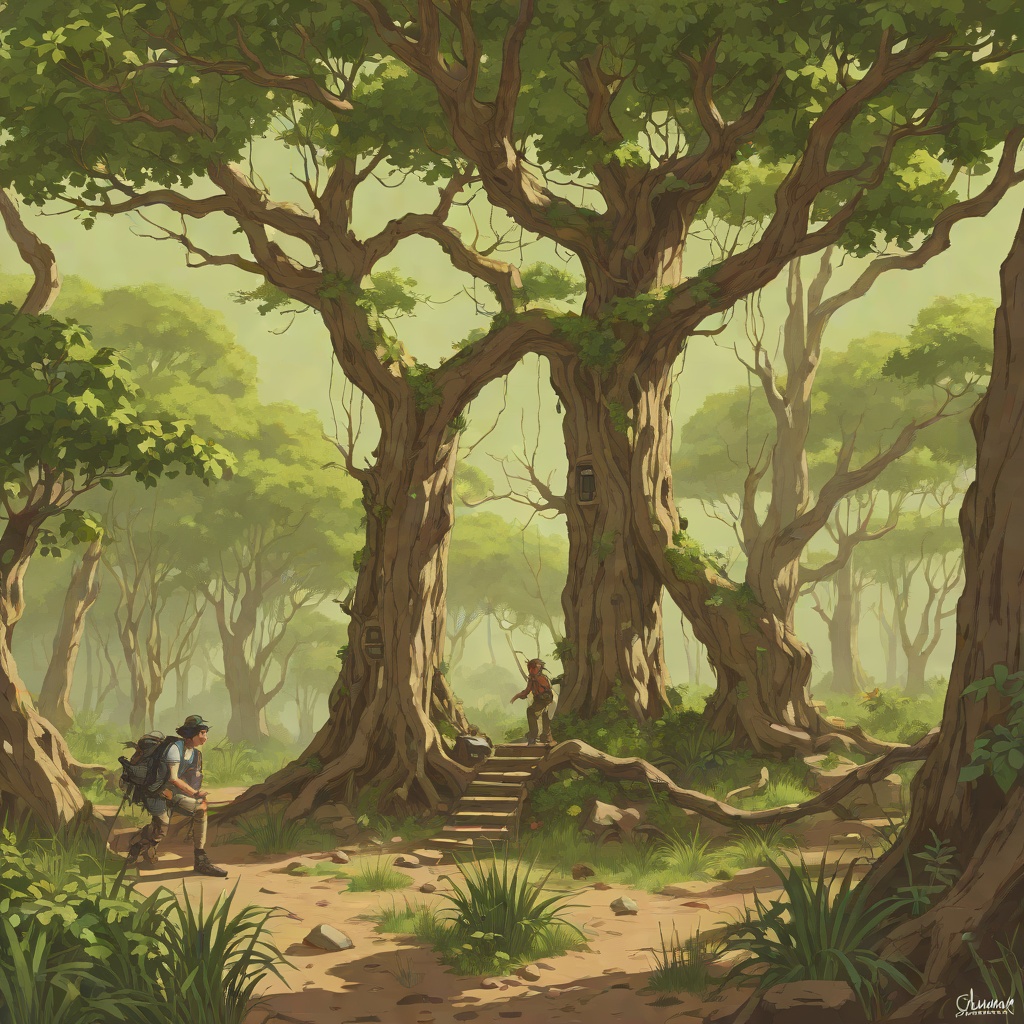 From Playful Conflict to Real Danger from "The Faraway Tree". This flow traces how apparently harmless exploration repeatedly escalates into confinement, pursuit, and rescue.