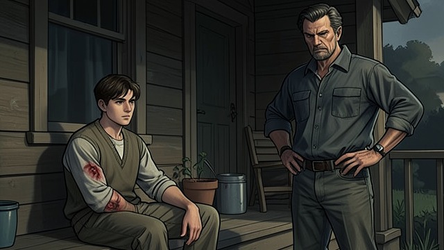 A Son Repeats What Hurt Him from "The Guilty". A Son Repeats What Hurt Him The household’s violence When Will Robie grows up in Cantrell, Daniel Robie frequently beats him and attacks his confidence with…