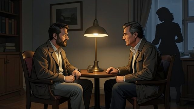 The Story He Was Told from "The Guilty". The Story He Was Told A conversation with Daniel Years later, Will’s father reveals that Laura came to ask where Will had gone.