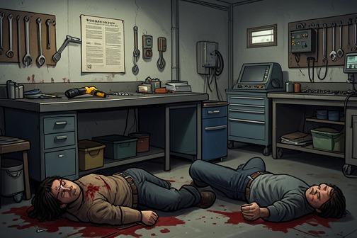 Solrød Nail-Gun Serial Murders from "The Hanging Girl". The Solrød Nail-Gun Serial Murders involved the killing of two men with a nail gun in a car repair shop.