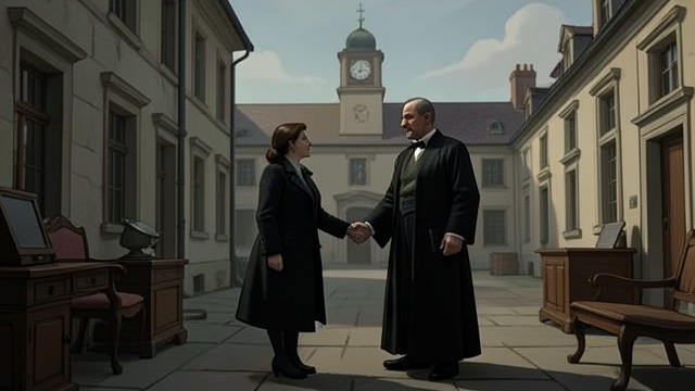 Wanda Arrives from "The Hanging Girl". A Rival Appears The London Encounter Wanda’s earlier encounter with Atu convinces her that she is destined to join him and build a future at the academy.
