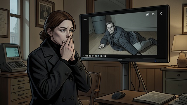 The Suicide Footage from "The Hanging Girl". Confronting a Death Watching the Recording Rose watches footage of Habersaat’s suicide at the community hall, despite Carl’s warning about its graphic nature.