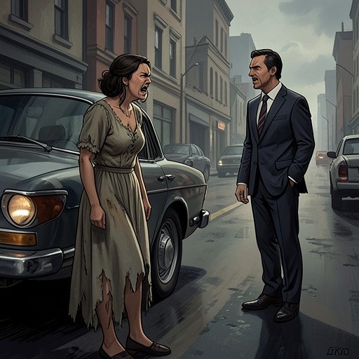 June’s Jealousy and Revenge from "The Hanging Girl". This thread follows June’s affair, rejected hopes, and resentment toward Alberte until jealousy drives her to engineer the collision and later confront Frank.