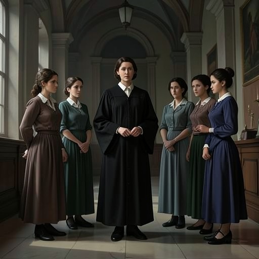 The Academy’s Rivalries from "The Hanging Girl". This thread follows Pirjo’s struggle to preserve her authority in the academy as new women threaten the position and future she has built around Atu.
