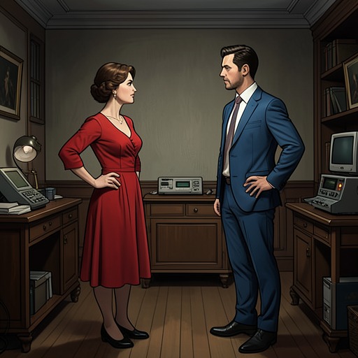 June and Bjarke’s Estranged Bond from "The Hanging Girl". This thread traces the love and silence between June and Bjarke, as the secret of Alberte’s murder divides them until death forces a belated acknowledgment.