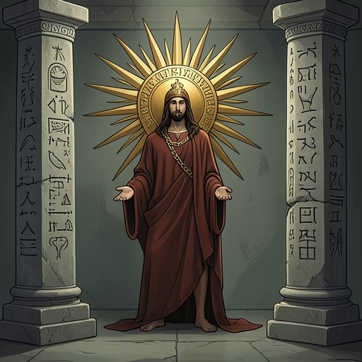 The Sun as Symbol and Instrument from "The Hanging Girl". This thread traces the sun’s changing role from ancient religious symbol to academy ritual and finally to the literal force in Pirjo’s electrical trap.