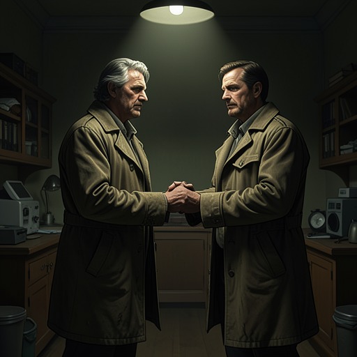 Carl and Hardy’s Unfinished History from "The Hanging Girl". This thread traces the friendship between Carl and Hardy as shared trauma, physical dependence, and withheld conversations shape their connection.