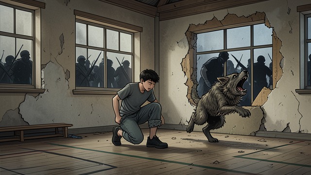 The Encircling Pack from "A Boy and His Dog". The Encircling Pack The Alarm Blood crashes through lath and plaster with the news: a roverpak of fifteen or twenty has surrounded the YMCA, drawn by the…