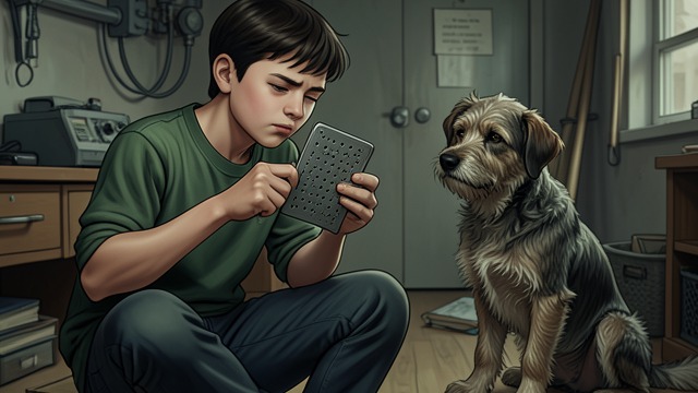 The Telltale Identity Plate from "A Boy and His Dog". The Telltale Identity Plate The Clue That Was Too Easy Vic finds a small metal plate with numbers and random punched holes that Blood identifies as an identity…