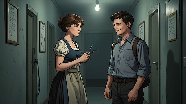 Mez's Failed Approach from "A Boy and His Dog". Mez's Failed Approach The Predator in the Pinafore Mez, the woman who called him a killer, begins circling Vic with a pair of scissors, offering to make him…