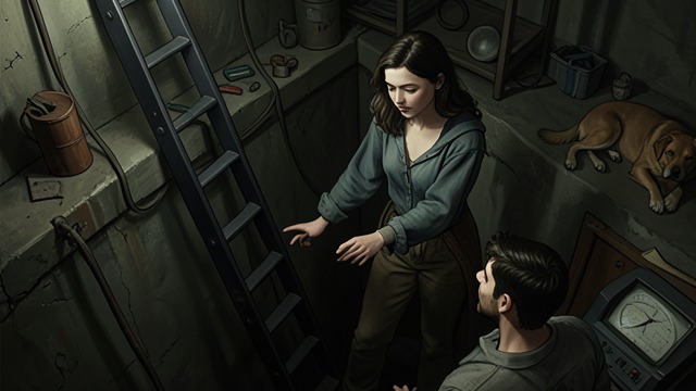 The Question Left in the Dark from "A Boy and His Dog". The Question Left in the Dark The Climbing Litany On the long ladders of the air duct, she asks the question that has become her whole existence: 'Vic, do you…