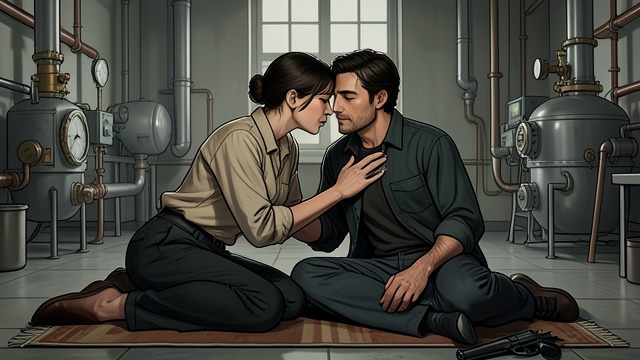 The Grappling Beginning from "A Boy and His Dog". The Grappling Beginning The Forced Intimacy The first acts are rape: violence, a gun, a leg-tripped fall.