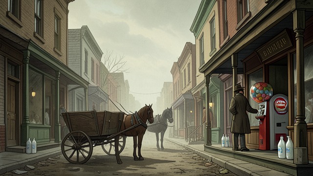 The Frozen Museum from "A Boy and His Dog". The Frozen Museum The Town as Photograph Topeka looks for all the world like a photo out of one of the water-logged books, a town preserved at the moment…