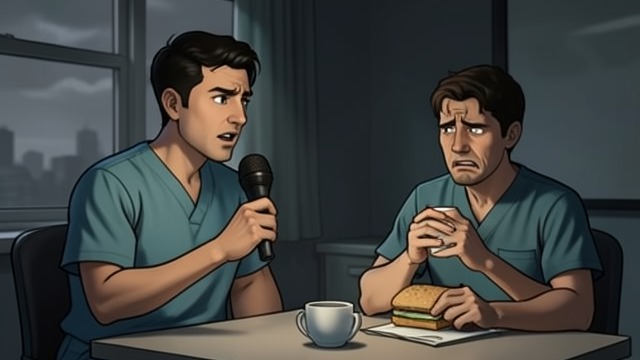 A Podcast Misgiving from "What Are You Going Through". A Podcast Misgiving The request to speak A hospital social worker persuades the friend to record a podcast about terminal illness.