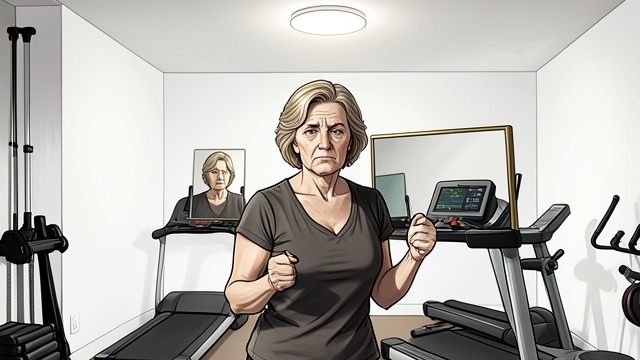 The Gym Woman’s Hunger from "What Are You Going Through". The Gym Woman’s Hunger A daily struggle A formerly striking woman describes relentless dieting and exercise, yet sees her body changing with age.