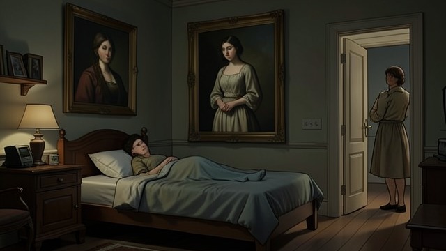 A Dream at the Bedside from "What Are You Going Through". A Dream at the Bedside The portrait enters sleep The friend says she dreamed that the painted woman stood over her bed.