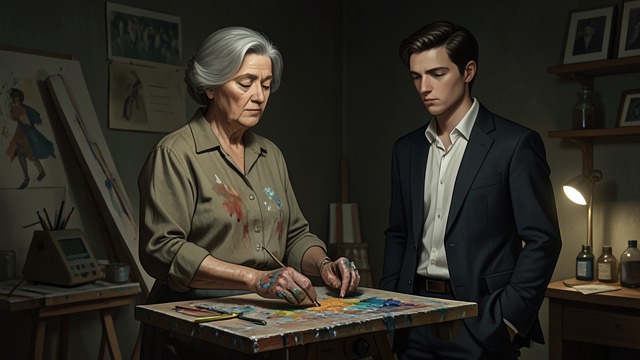 A Lost Artistic Future from "What Are You Going Through". A Lost Artistic Future Uncertain encouragement The gym woman remembers wanting to become a painter.