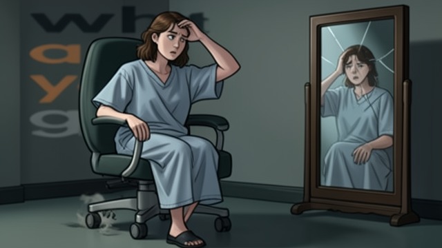 An Unbearable Prospect from "What Are You Going Through". An Unbearable Prospect Fear of pain The friend does not describe herself as stoic.