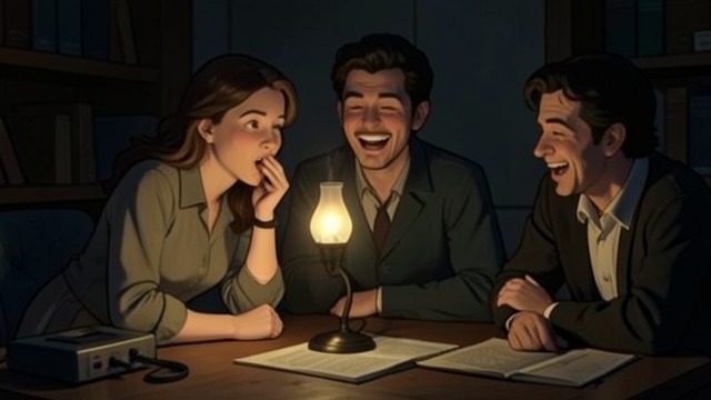 The Last Good Laugh from "What Are You Going Through". The Last Good Laugh A line from a comedy The friend suddenly quotes a comic film about working and planning only for everything to go wrong.
