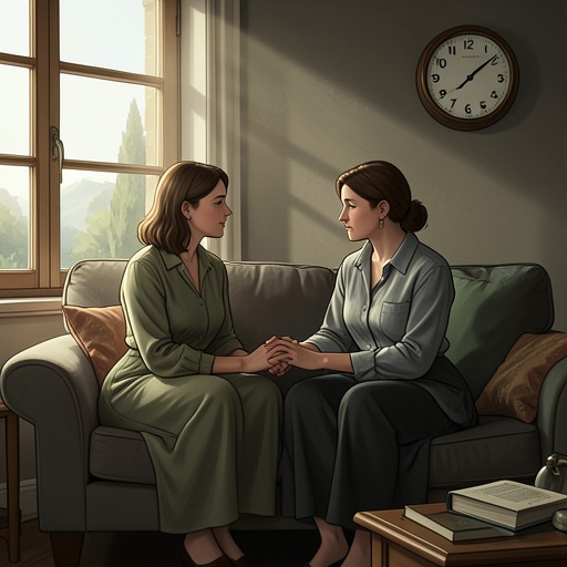 A House Filled with Quiet Care from "What Are You Going Through". This emotional thread traces the narrator’s and friend’s growing closeness through ordinary routines, reading, touch, and shared attention.