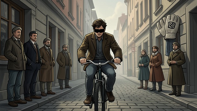 Johnny Becomes A Suspect from "The Caller". Johnny Becomes A Suspect Clues converge Witnesses describe a young rider, and supermarket staff connect a customer to the distinctive skull-marked gloves.