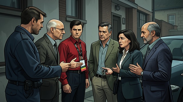 A Shared Conversation from "The Caller". A Shared Conversation Helge takes charge Helge asks Astrid to bring the funeral staff into the house and talks with them about their car.