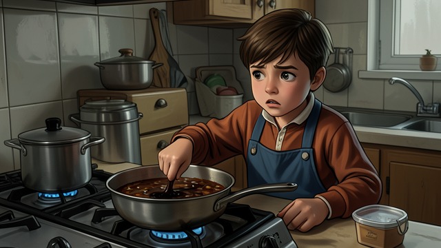 Poison In The Stew from "The Caller". Poison In The Stew A deliberate act Johnny puts Henry’s rat poison into a saucepan of stew prepared by his mother.