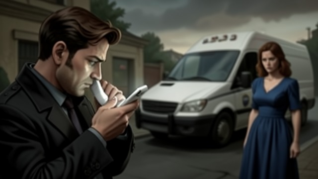 An Impersonated Doctor from "The Caller". An Impersonated Doctor Authority borrowed by voice A young caller claims to be a doctor and reports Helge’s death.