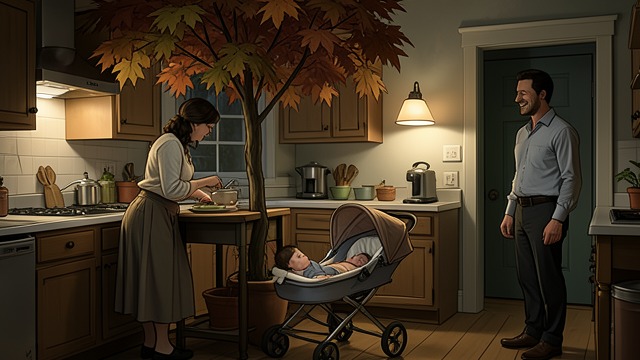 A Garden of Certainty from "The Caller". A Garden of Certainty The sheltered household Lily Sundelin prepares a carefully arranged meal while eight-month-old Margrete sleeps in a pram beneath a maple…