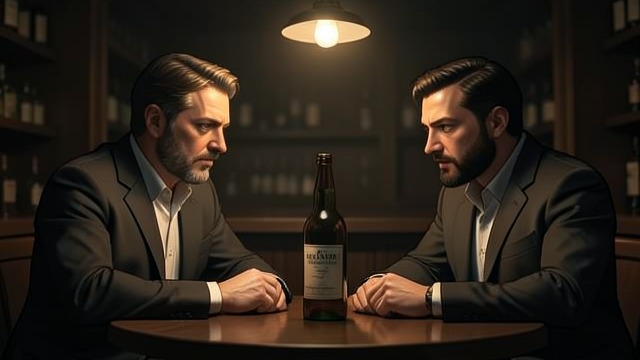 The Barroom Alliance from "The Caller". The Barroom Alliance Repeated conversations Karsten and Schillinger are often seen speaking together in a secluded nook at the local bar.
